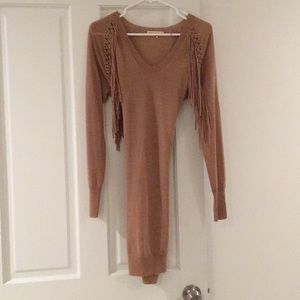 Long sleeve sweater dress